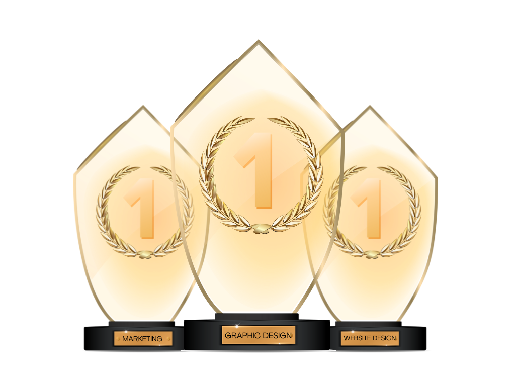 Award winning trophies at NixDesigns